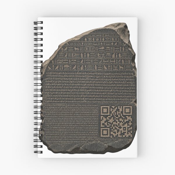Item preview, ROSETTA.EXE – Ancient Egypt Meets QR Code designed and sold by Lenny-Nero.