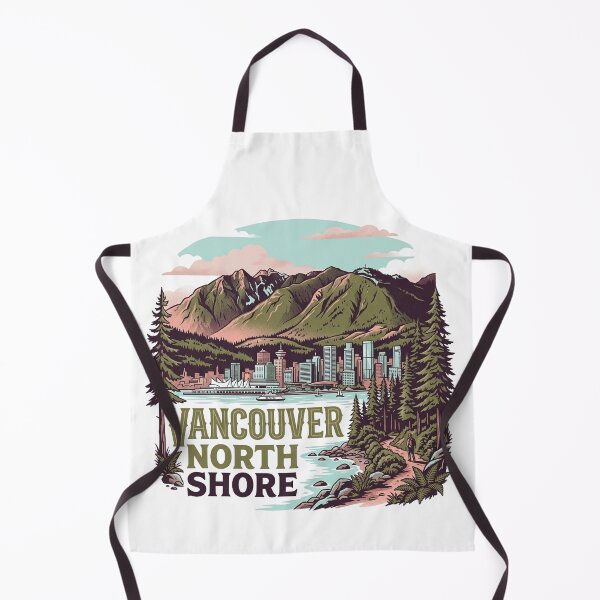 Item preview, Vancouver North Shore Mountain Hiking Vintage Travel designed and sold by mood-draftsman.