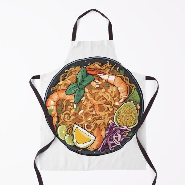 Item preview, Shrimp Pad Thai Bowl - Thai Noodle Food Art designed and sold by Jackson-Will.