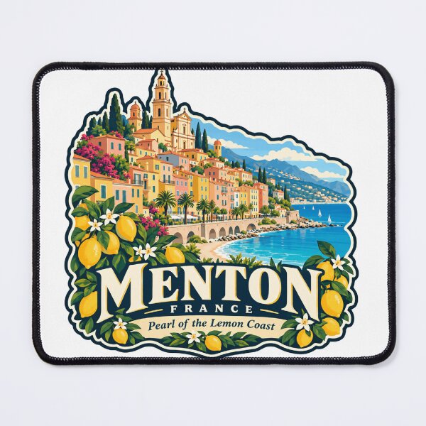 Item preview, Menton France Pearl Of The Lemon Coast French Riviera Travel Souvenir designed and sold by JasonStars123.