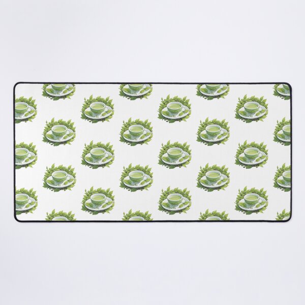 Item preview, Cup of Green Tea - Leaf Wreath Tea Art designed and sold by Jackson-Will.