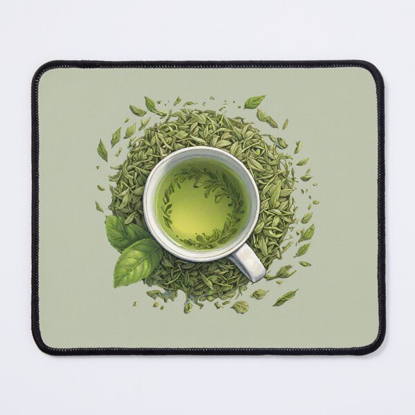 Item preview, Loose Leaf Green Tea - Overhead Tea Cup Art designed and sold by Jackson-Will.