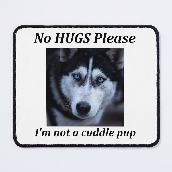 Item preview, No Hugs dog designed and sold by Paw-rora.