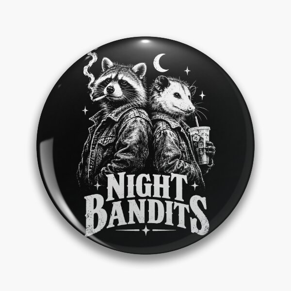 Item preview, Night Bandits Trash Panda Raccoon Opossum  designed and sold by MagicTheDog.