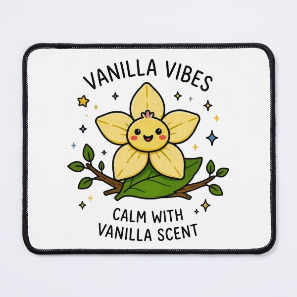 Item preview, Cute Vanilla Flower Calm Scent Art designed and sold by ThePrintArt.