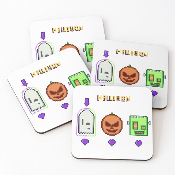 Item preview, Halloween Character Select - Ghost Pumpkin Frankenstein Pixel Arcade designed and sold by RetroRlx.