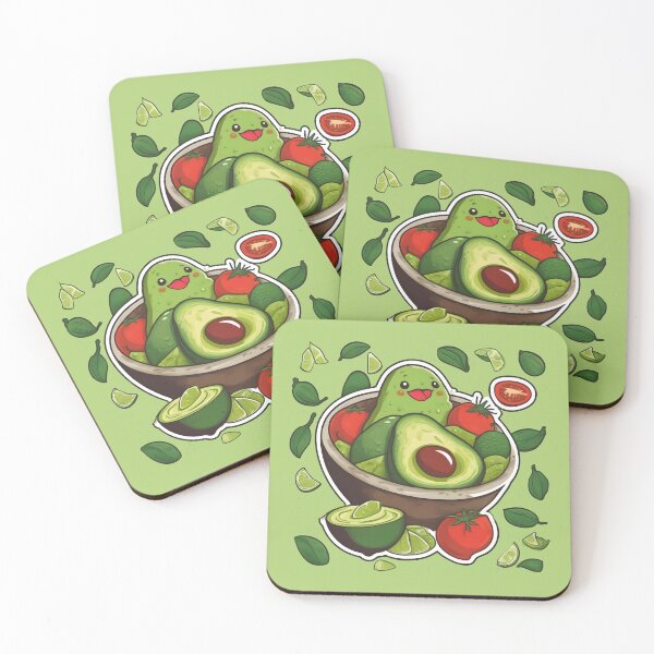 Item preview, Cute Avocado - Kawaii Avocado Character Art designed and sold by Jackson-Will.