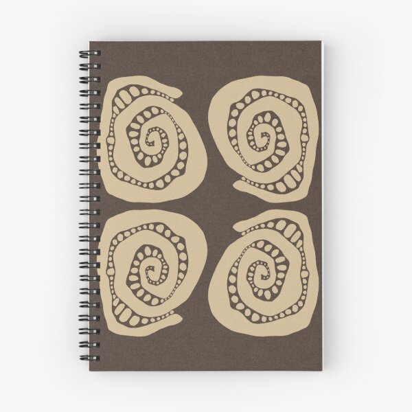 Item preview, Brown design — Retro Spiral Folk Art designed and sold by HOLSMADETHAT.