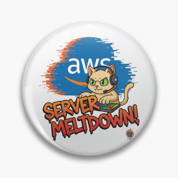 Item preview, Server Meltdown Cat - Coding Cat Programmer designed and sold by Jackson-Will.