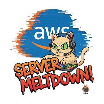 Artwork thumbnail, Server Meltdown Cat - Coding Cat Programmer by Jackson-Will