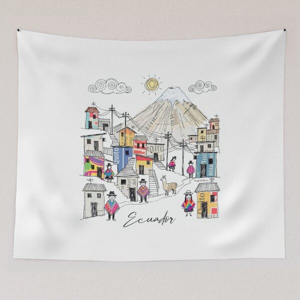 Item preview, Illustrated Ecuador: Andes, Culture and Tradition designed and sold by EdwinkOne.