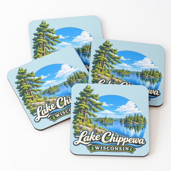 Item preview, Lake Chippewa, Wisconsin - Chippewa Flowage designed and sold by Myra365Art.
