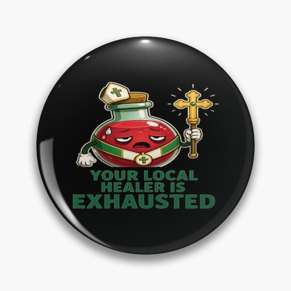 Item preview, Your Local Healer Is Exhausted Funny Dnd Cleric Potion designed and sold by PozivoPlus.