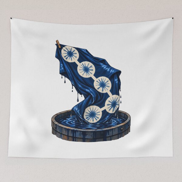 Item preview, Indigo Shibori Fabric Dyeing Studio designed and sold by Philippa Shop.