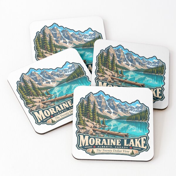 Item preview, Moraine Lake Alberta, Canada The Twenty Dollar View Canadian Rockies Travel Souvenir designed and sold by JasonStars123.