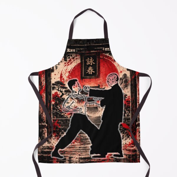 Item preview, Wing Chun 詠春 | Traditional Chinese Kung Fu Temple & Wooden Dummy Martial Arts designed and sold by Fei Long Design Hub.