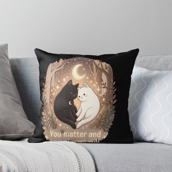 Item preview, "You Matter and You Always Will" Ghost Cat designed and sold by sormangalway7.