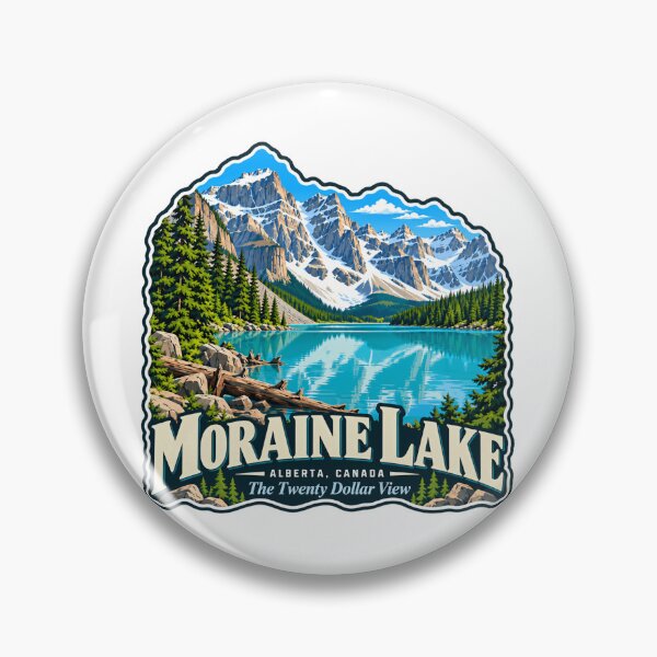 Item preview, Moraine Lake Alberta, Canada The Twenty Dollar View Mountain Lake Travel designed and sold by JasonStars123.
