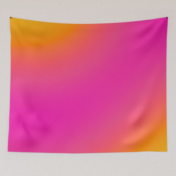 Item preview, Nostalgic Abstract Vibrant Pink and Yellow Gradient designed and sold by Retro-Siren.
