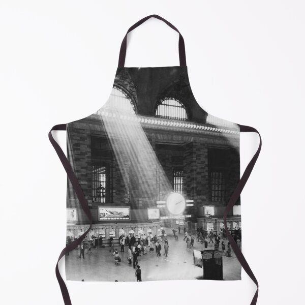 Item preview, Rays of light through the arched windows of Grand Central Train Station, New York vintage black and white photograph vintage fine art wall decor designed and sold by Astrid Arkhangelsky.