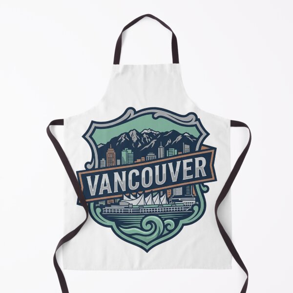 Item preview, Vancouver Heraldic Shield Crest Vintage City designed and sold by mood-draftsman.
