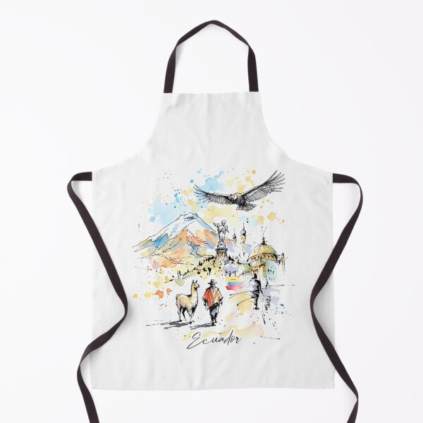 Item preview, Andean Ecuador Watercolor Travel Adventure designed and sold by EdwinkOne.