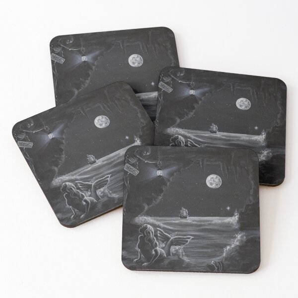 Item preview, Dead Men's Cove - mermaid and pirate designed and sold by EvaCreature.