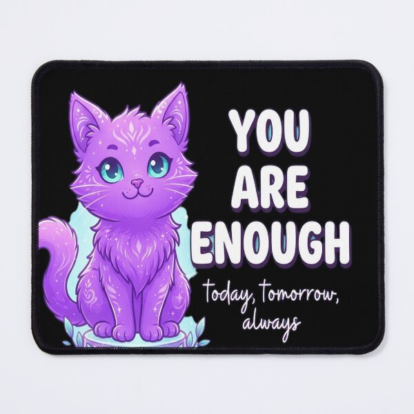 Item preview, YOU ARE ENOUGH Magical Maine Coon Cat designed and sold by sormangalway7.