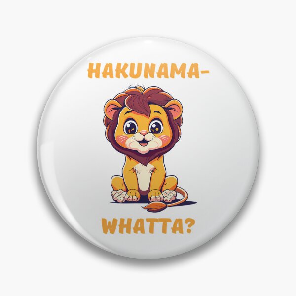 Item preview, Cute Lion Shirt Gift Idea Cute Tshirt Hakunamatata Animal Pun Tee designed and sold by PKFits.