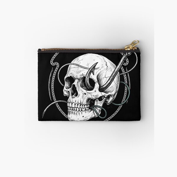 Item preview, Cracked Skull Snags on an Oversized Hook Inside a Rope Loop designed and sold by MisteryDesigner.