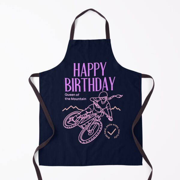 Item preview, Happy Birthday Queen Of The Mountain MTB Girl designed and sold by LinaValearte.
