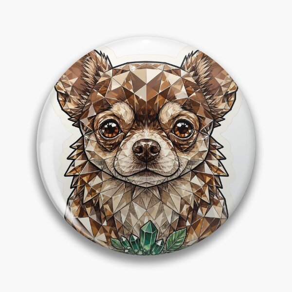 Item preview, Chihuahua Crystal Sticker - Golden Topaz Chihuahua Real Color designed and sold by Crystal Critters .