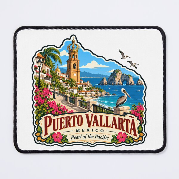 Item preview, Puerto Vallarta Mexico Pearl Of The Pacific Travel Souvenir designed and sold by JasonStars123.