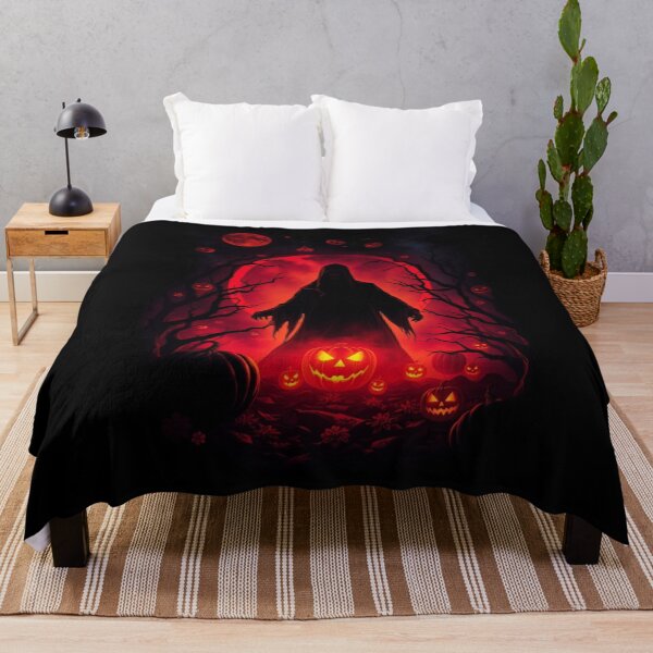 Item preview, Sinister Halloween Reaper and Pumpkins designed and sold by ERODED SELF.