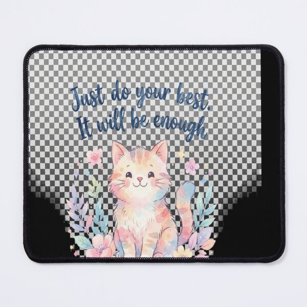 Item preview, "Your Best Is Enough" Sunset Cat designed and sold by sormangalway7.
