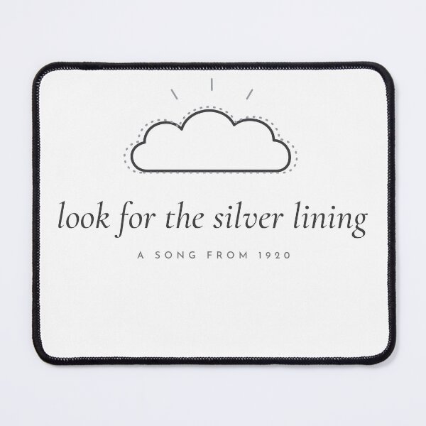 Item preview, Look for the Silver Lining Minimal Cloud designed and sold by CataRedBubble.