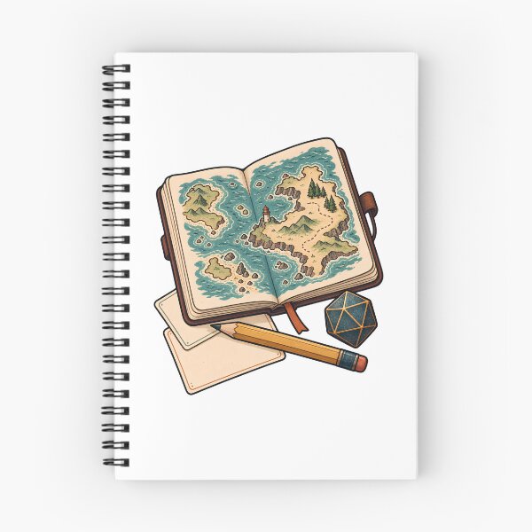 Item preview, Solo Journaling RPG Map Maker designed and sold by Philippa Shop.