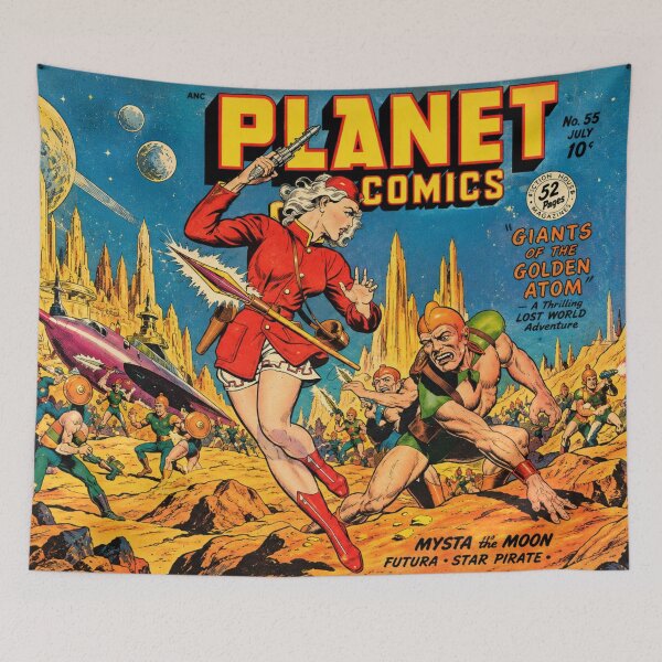Item preview, Vintage Sci-Fi Comic Retro Space Heroine for Pulp Comic Fans designed and sold by RickE.