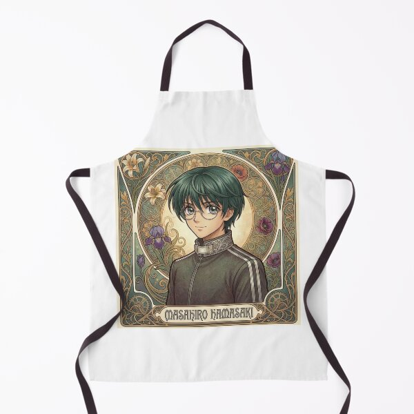 Item preview, Masahiro Hamasaki in the style of Alphonse Mucha designed and sold by Solace Sparkles.