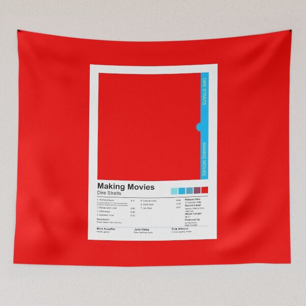 Item preview, Dire Straits - Making Movies (Album Poster) designed and sold by curseofkazar.