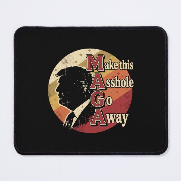 Item preview, Vintage Anti-Trump MAGA Silhouette Parody - Make This Asshole  a way designed and sold by Designart68.