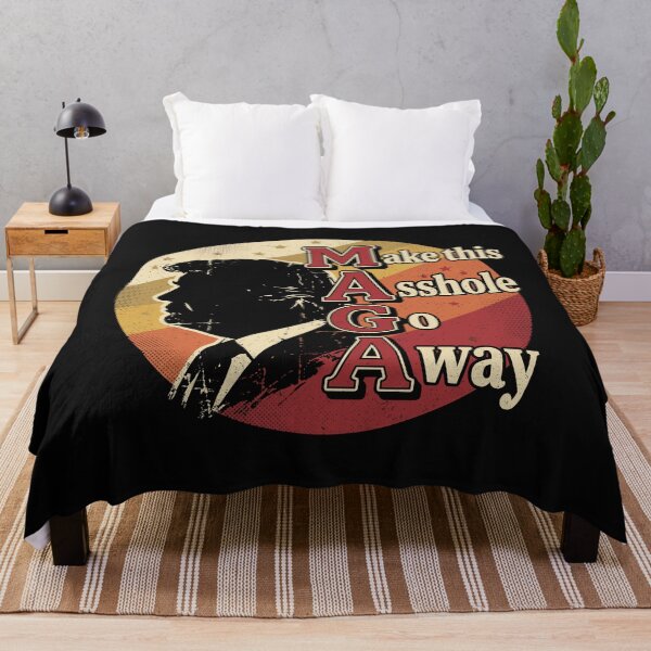 Item preview, Vintage Anti-Trump MAGA Silhouette Parody - Make This Asshole a way designed and sold by Designart68.