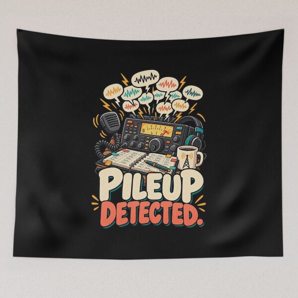 Item preview, Funny Ham Radio Pileup Detected Contesting Humor designed and sold by MOTIFOLK.