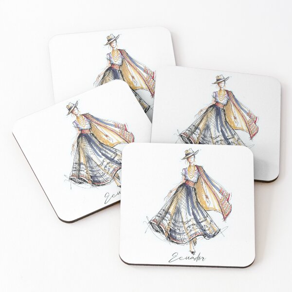 Item preview, Ecuadorian Woman in Traditional Dress designed and sold by EdwinkOne.