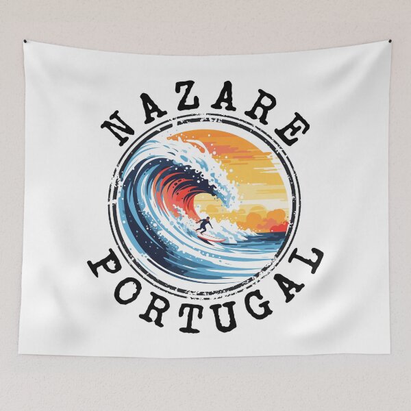 Item preview, Nazaré - Portugal (with Black Lettering) designed and sold by VelvetRoom.