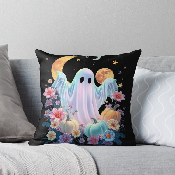 Item preview, Floral Cottagegoth Halloween Sheet Ghost designed and sold by ERODED SELF.