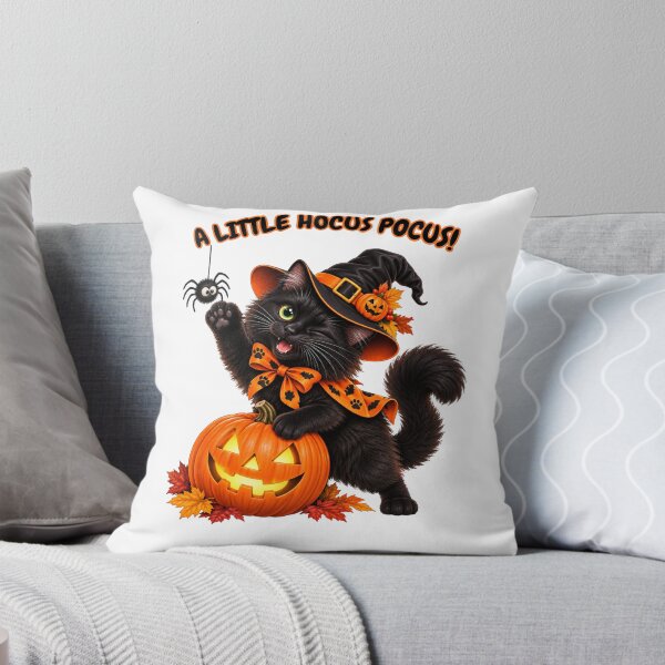Item preview, A Little Hocus Pocus – Cute Black Cat Halloween designed and sold by lumar23.