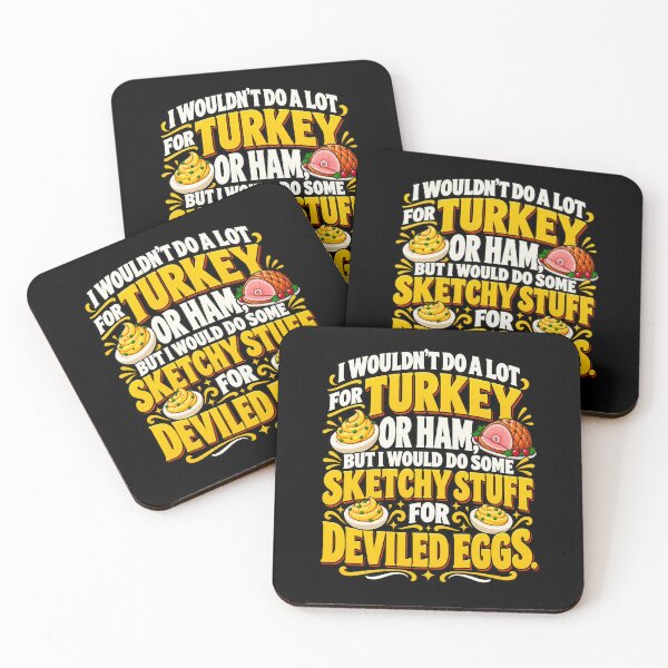 Item preview, Deviled Eggs Thanksgiving Funny Saying T-Shirt designed and sold by Trendably.