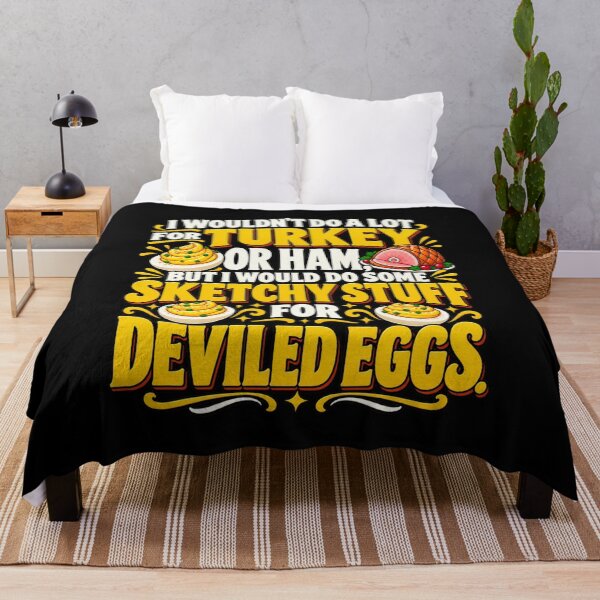 Item preview, Deviled Eggs Thanksgiving Funny Saying T-Shirt designed and sold by Trendably.