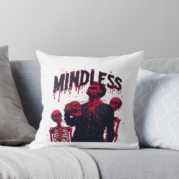 Item preview, Mindless Gothic Skeleton Halloween Crimson Splatter Art designed and sold by AWADHESH  CHAURASIA.